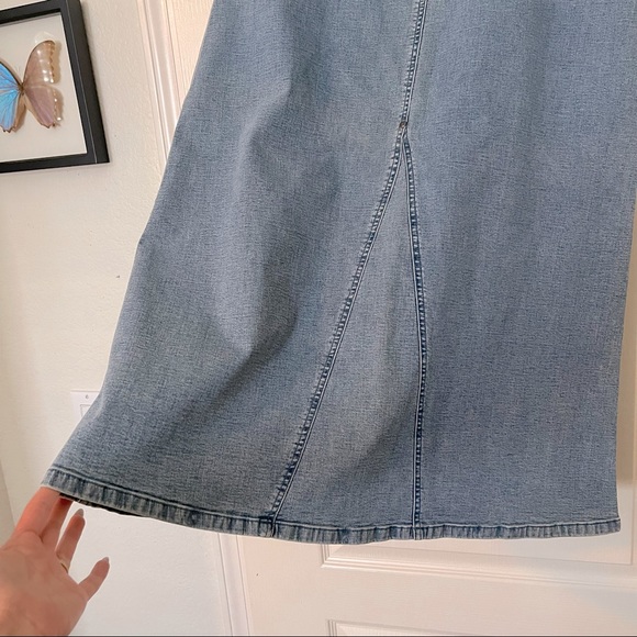 Blue Willi’s Blue Jean Maxi Skirt with Front Panel, Size EU 38 - Picture 5 of 11